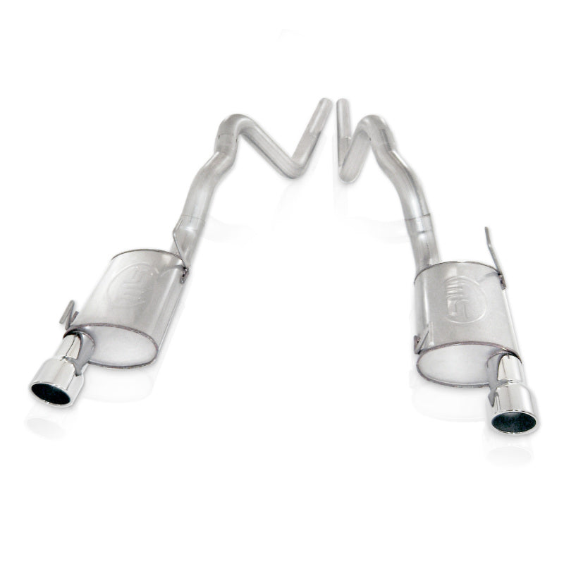 Load image into Gallery viewer, Stainless Works 2007-10 Shelby GT500 3in Catback Chambered Mufflers
