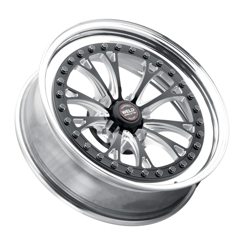 Load image into Gallery viewer, Weld Vitesse 17x10 / 5x4.5mm BP / 8in. BS Low Pad Black Wheel - Polished Non-Beadlock

