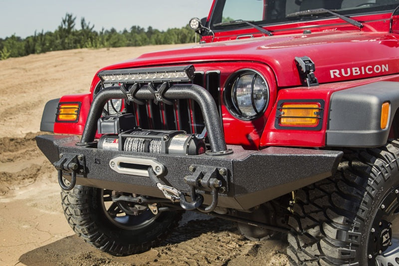 Load image into Gallery viewer, Rugged Ridge 97-06 Jeep Wrangler TJ Black Aluminum Hood Catches
