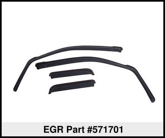 EGR 07+ Chev Suburban/GMC Yukon XL In-Channel Window Visors - Set of 4 (571701)