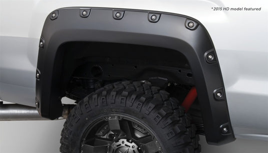 Bushwacker 15-18 GMC Sierra 2500 HD Boss Pocket Style Flares 2pc - Black