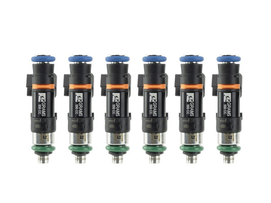 Grams Performance Nissan R32/R34/RB26DETT (Top Feed Only 14mm) 550cc Fuel Injectors (Set of 6)