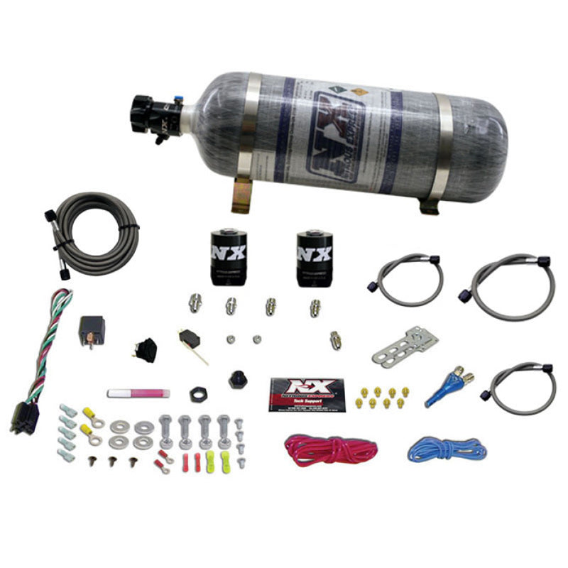 Load image into Gallery viewer, Nitrous Express Ford EFI Race Single Nozzle Nitrous Kit (100-250HP) w/Composite Bottle
