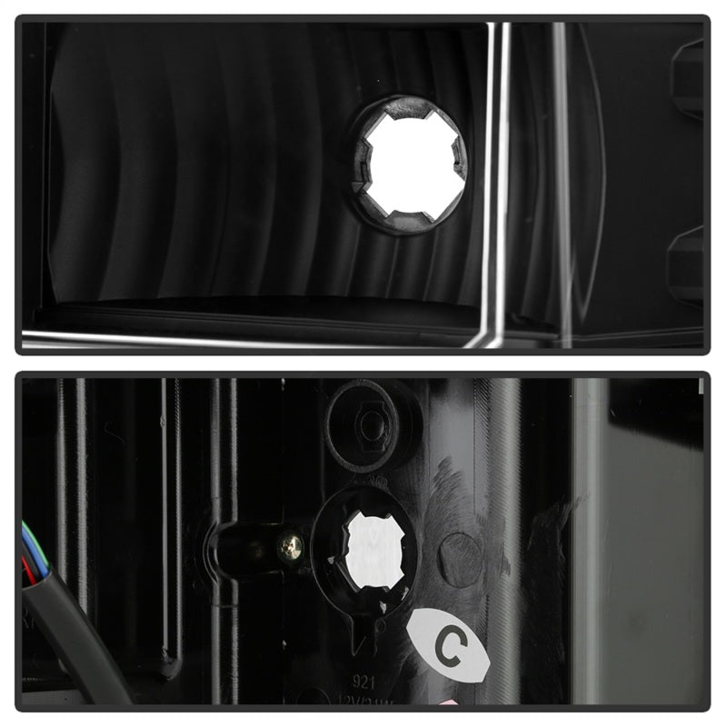 Load image into Gallery viewer, Spyder 16-18 Chevy Silverado Light Bar LED Tail Lights - All Black ALT-YD-CS16-LED-B
