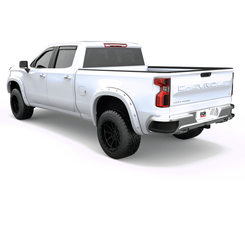 Load image into Gallery viewer, EGR 2023+ Chevrolet Silverado 1500 Bolt-On Look Fender Flares - Summit White (Set of4)
