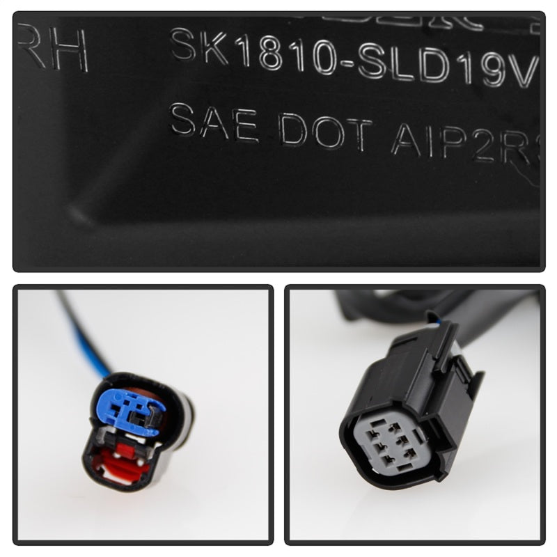 Load image into Gallery viewer, Spyder Chevy Silverado 19-20 LED Tail Light Black ALT-YD-CS19HAL-BK
