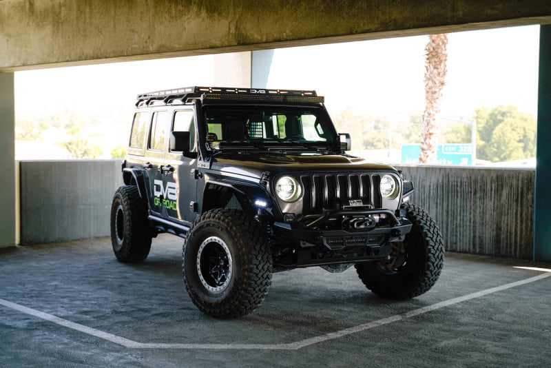 Load image into Gallery viewer, DV8 Offroad 2018+ Jeep Wrangler JLO A Pillar Dual Light Pod Mounts
