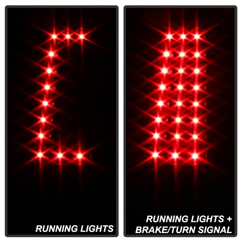 Load image into Gallery viewer, xTune 99-02 Chevy Silverado 1500/2500/3500 V2 LED Tail Lights - Black Smoke (ALT-ON-CS99-G2-LED-BSM)
