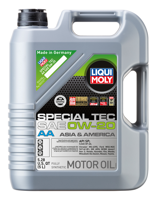 LIQUI MOLY 5L Special Tec AA Motor Oil SAE 0W20