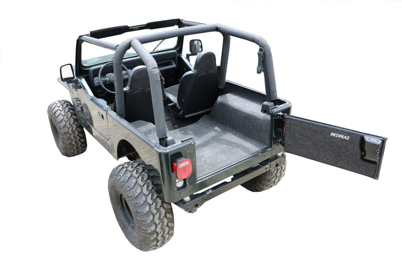 Load image into Gallery viewer, BedRug 87-95 Jeep YJ Rear Kit 4pc Cargo Kit (Incl Tailgate &amp; Cargo Liner)
