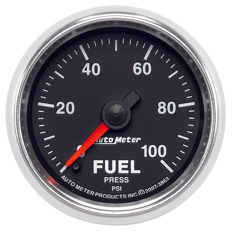 Load image into Gallery viewer, Autometer GS 0-100 PSI Full Sweep Electronic Fuel Pressure Gauge
