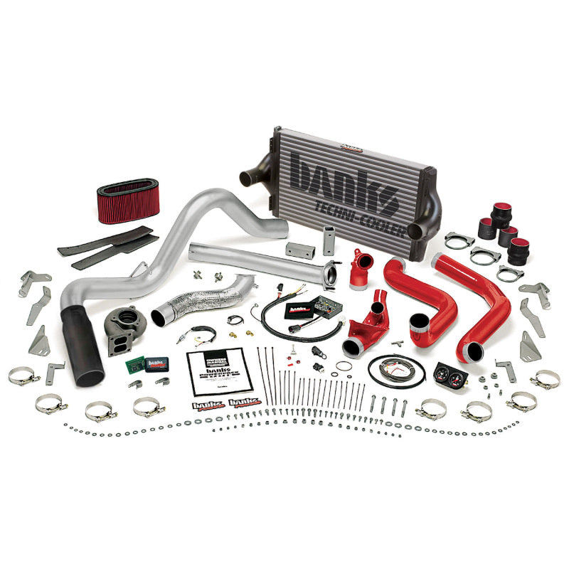 Load image into Gallery viewer, Banks Power 94-95.5 Ford 7.3L Auto PowerPack System - SS Single Exhaust w/ Black Tip
