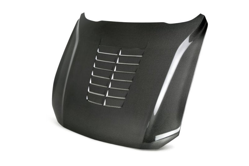 Load image into Gallery viewer, Anderson Composites 18-19 Ford Mustang Double Sided Type-GT5 Carbon Fiber Hood
