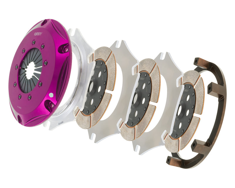 Load image into Gallery viewer, Exedy Universal Builder Series Triple Metallic Clutch Does NOT Incl FW Req. Custom Clutch Actuation

