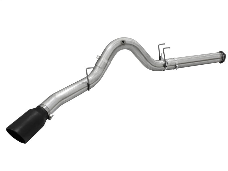 Load image into Gallery viewer, aFe MACHForce XP Exhaust 5in DPF-Back Stainless Steel Exht 2015 Ford Turbo Diesel V8 6.7L Black Tip
