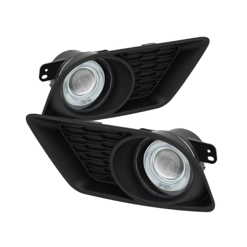 Load image into Gallery viewer, Spyder Dodge Charger 2011-2014 Halo Projector Fog Lights w/Switch Clear FL-P-DCH2011-C
