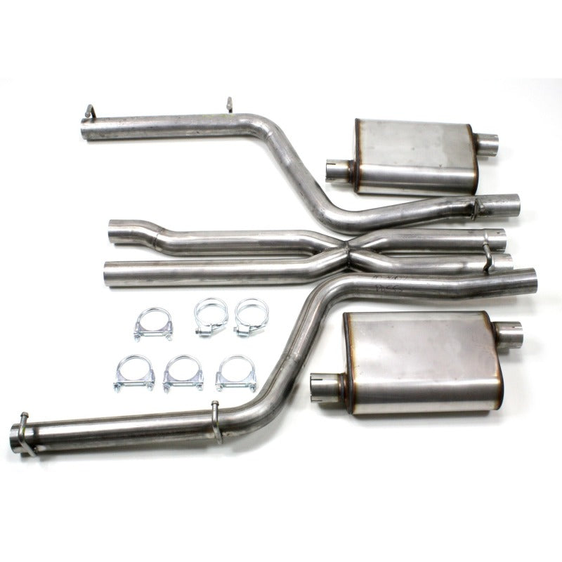 Load image into Gallery viewer, JBA 11-14 Chrysler/Dodge Cars 5.7L 409SS Dual Rear Exit Cat-Back Exhaust
