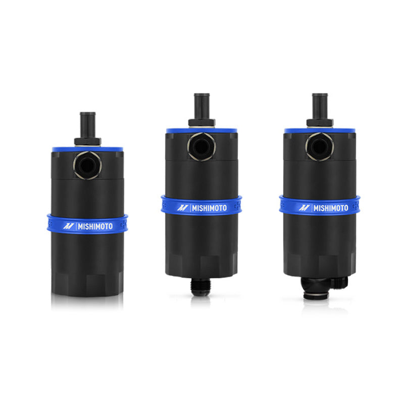 Load image into Gallery viewer, Mishimoto Universal Baffled Oil Catch Can - Blue
