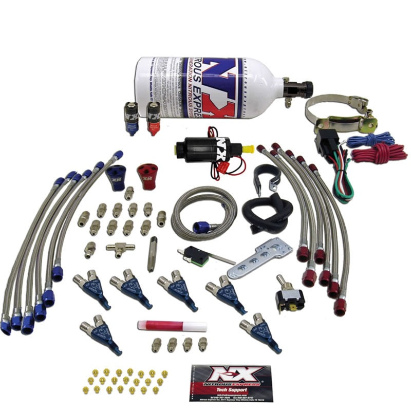 Load image into Gallery viewer, Nitrous Express Six Cyl Piranha Nitrous Kit w/2.5lb Bottle

