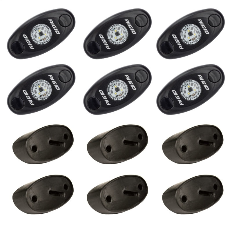 Load image into Gallery viewer, Rigid Industries Rock Light Kit- Red (6 lights)
