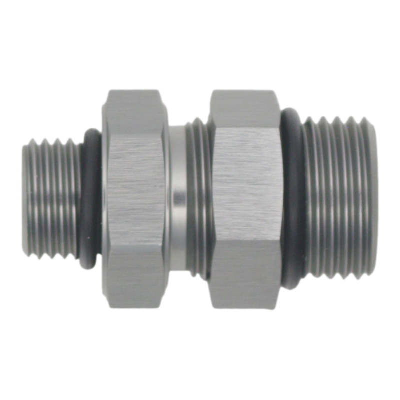 Load image into Gallery viewer, DeatschWerks 6AN ORB Male to 8AN ORB Male Swivel Adapter - Anodized DW Titanium
