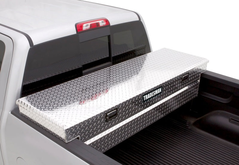 Load image into Gallery viewer, Tradesman Aluminum Single Lid Cross Bed Truck Tool Box (63in.) - Brite
