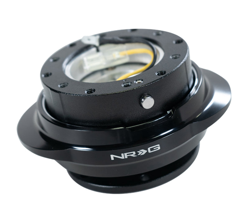 Load image into Gallery viewer, NRG Quick Release Gen 2.2 - Black Body / Shiny Black Oval Ring
