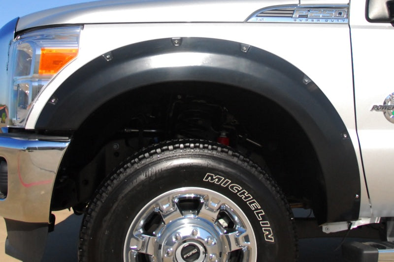 Load image into Gallery viewer, Lund 11-16 Ford F-250 RX-Rivet Style Textured Elite Series Fender Flares - Black (4 Pc.)
