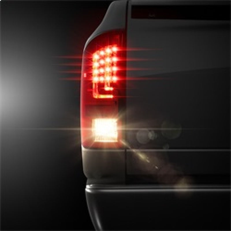 Load image into Gallery viewer, Spyder Dodge Ram 07-08 1500 Version 2 LED Tail Lights - Red Clear ALT-YD-DRAM06V2-LED-RC
