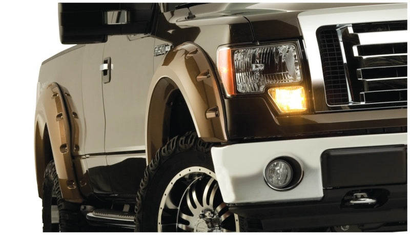 Load image into Gallery viewer, Bushwacker 09-14 Ford F-150 Styleside Max Pocket Style Flares 4pc 67.0/78.8/97.4in Bed - Black
