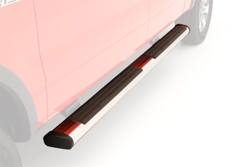 Load image into Gallery viewer, Lund 2019 Chevy Silverado 1500 Ext. Cab (Rocker Panel Mount) 6in Oval Straight SS Nerf Bars-Polished
