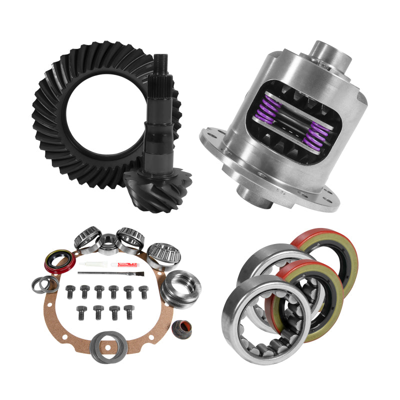 Load image into Gallery viewer, Yukon 8.8in Ford 4.56 Rear Ring &amp; Pinion Install Kit 31 Spline Positraction 2.53in Axle Bearings
