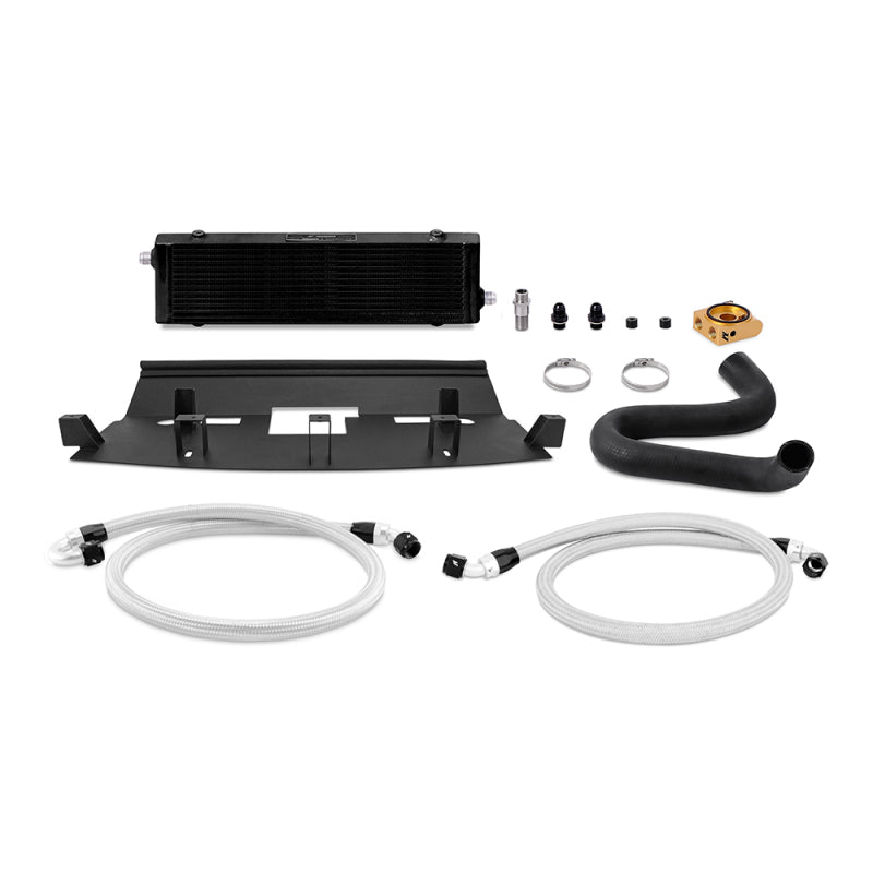 Load image into Gallery viewer, Mishimoto 2018+ Ford Mustang GT Thermostatic Oil Cooler Kit - Black
