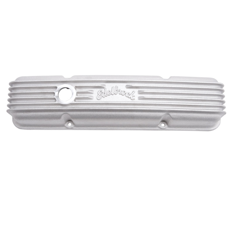 Load image into Gallery viewer, Edelbrock Valve Cover Classic Series Chevrolet 1959-1986 262-400 CI V8 w/ Breather Holes Satin
