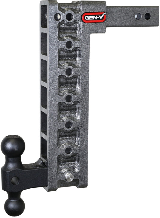 Gen-Y Mega Duty 2in Shank 15in Drop 2K TW 16K Hitch w/GH-051 Dual-Ball/GH-0100 Stabilizer Kit