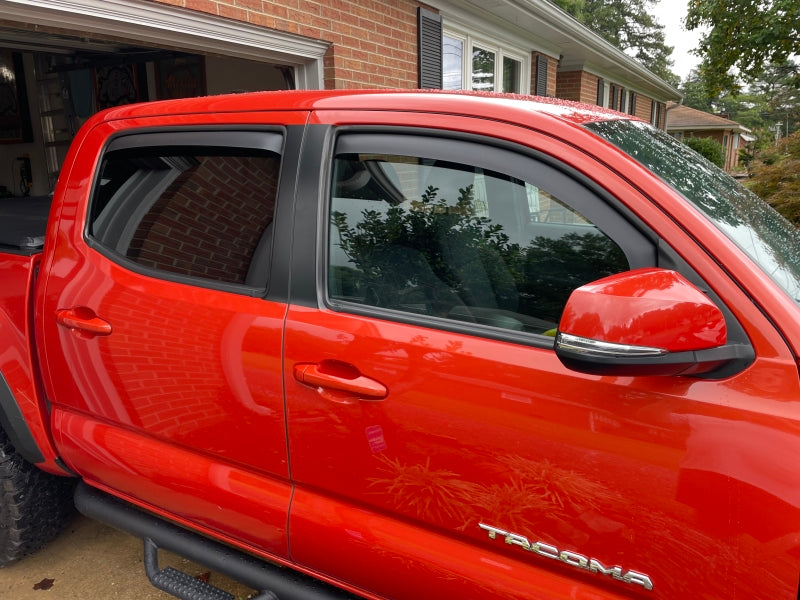 Load image into Gallery viewer, EGR 16-17 Toyota Tacoma In-Channel Window Visors - Matte (575085)
