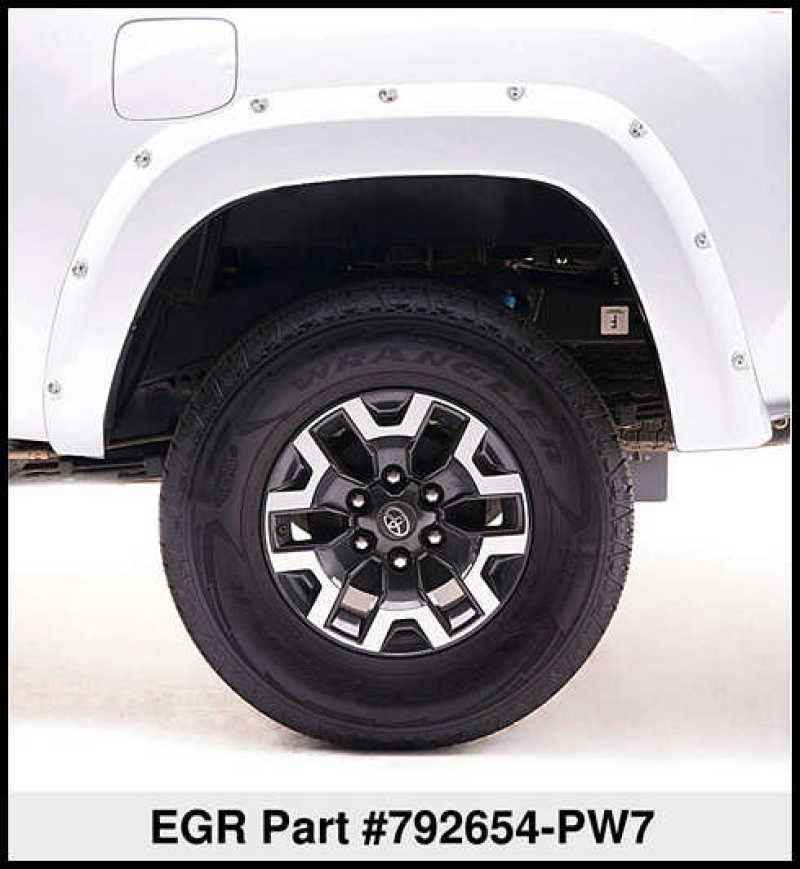 Load image into Gallery viewer, EGR 09+ Dodge Ram LD Bolt-On Look Color Match Fender Flares - Set - Bright White
