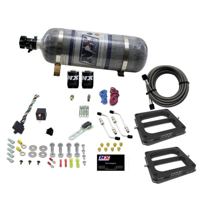 Load image into Gallery viewer, Nitrous Express Dual/Dominator/Gasoline Nitrous Kit (50-300HP) w/Composite Bottle
