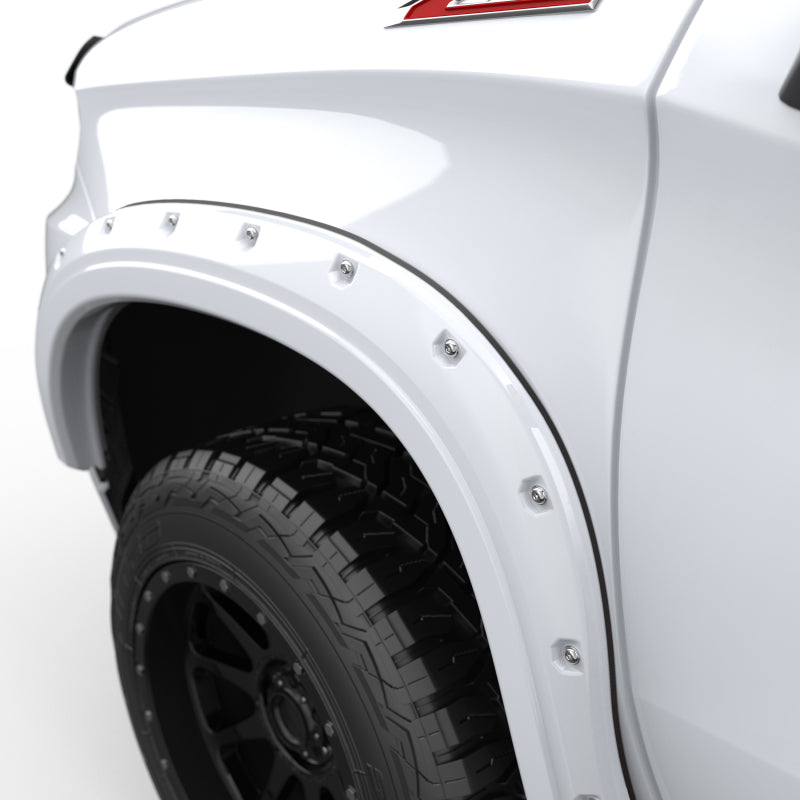 Load image into Gallery viewer, EGR 19-22 Chevrolet Silverado 1500 Summit White Traditional Bolt-On Look Fender Flares Set Of 4
