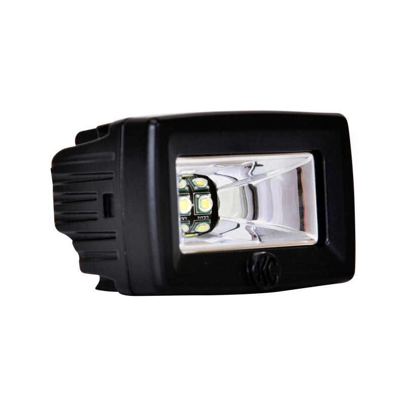 Load image into Gallery viewer, KC HiLiTES C-Series C2 LED 2in. Backup Area Flood Light 20w (Pair Pack System) - Black
