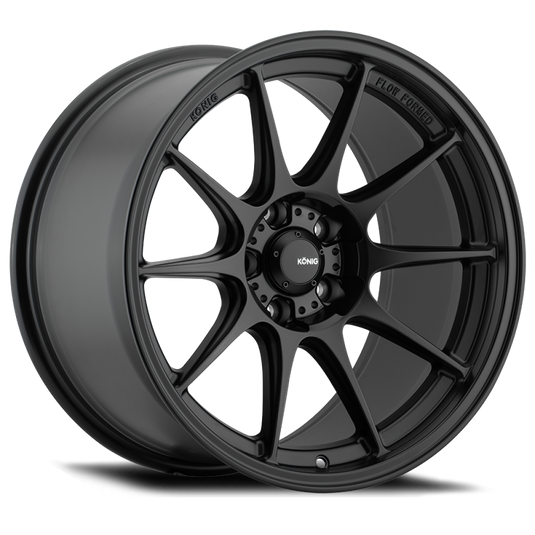 Konig Dekagram 18x8.5 5x120 ET32 Semi-Matte Black