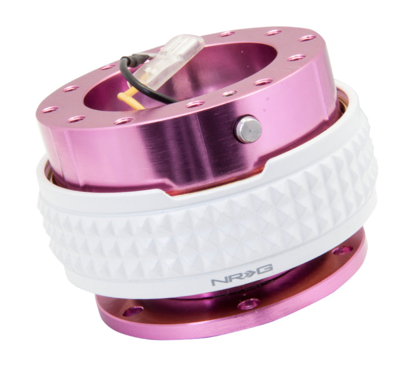 Load image into Gallery viewer, NRG Quick Release Kit - Pyramid Edition - Pink Body / Glow In The Dark Pyramid Ring
