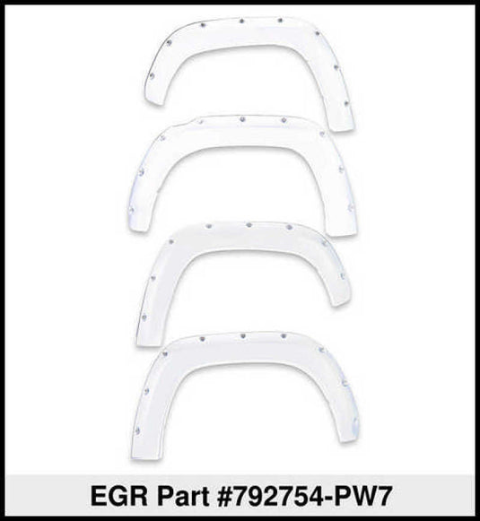 EGR 09+ Dodge Ram LD Sport Bolt-On Look Fender Flares - Set - Bright White