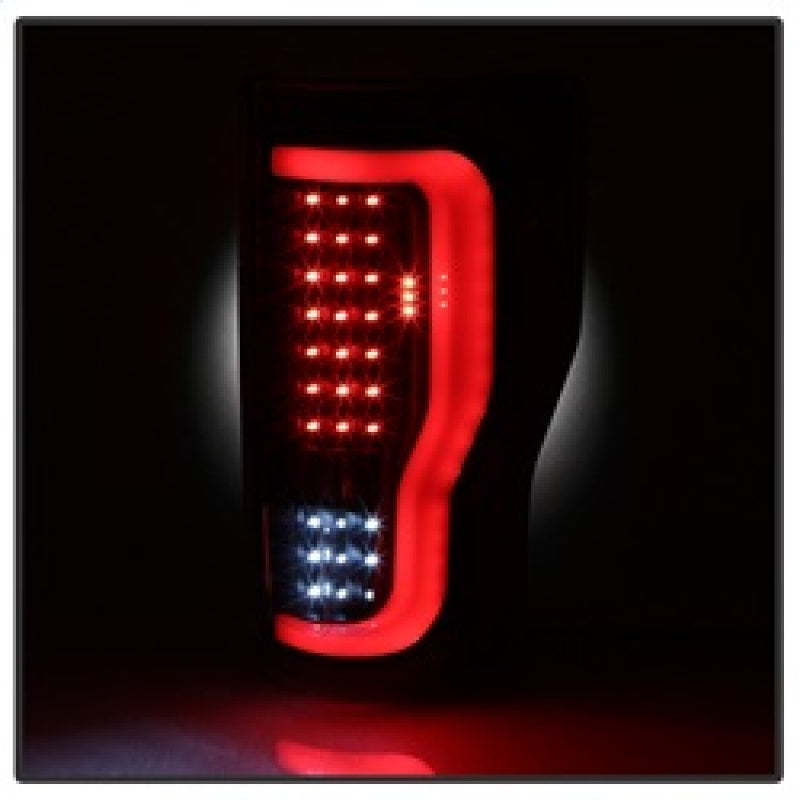 Load image into Gallery viewer, xTune 17-18 Ford F-250 Super Duty (Excl LED Models) LED Tail Lights-Blk Smk (ALT-ON-FS17-LBLED-BSM)
