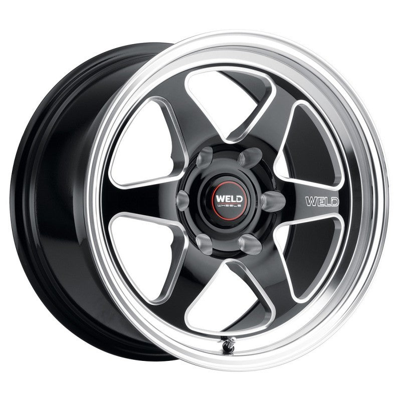 Load image into Gallery viewer, Weld S156 17x9.5 Ventura 6 Drag 6x127 ET35 BS6.625 Gloss BLK MIL DIA 78.1
