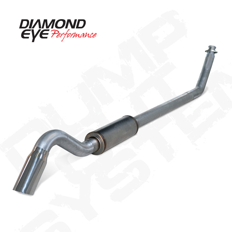 Load image into Gallery viewer, Diamond Eye 4in SS TURBO BACK SGL DUMP OUT 98.5-02 DODGE INCLUDING TIP
