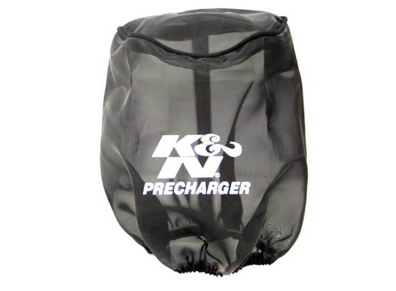 Load image into Gallery viewer, K&amp;N PreCharger Tapered Air Filter Wrap Black 6in Height / 6in Diameter
