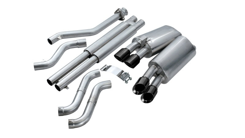 Load image into Gallery viewer, Corsa 1992-1995 Chevrolet Corvette C4 5.7L V8 LT1 Sport Cat-Back Exhaust w/ Twin 3.5in Black Tips
