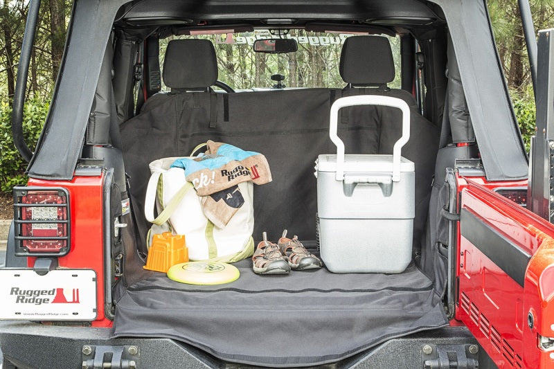 Load image into Gallery viewer, Rugged Ridge C3 Cargo Cover W/O Subwoofer 07-18 Jeep Wrangler JK 2 Door
