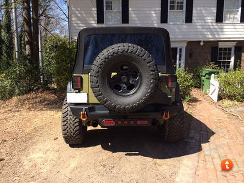 Load image into Gallery viewer, Spyder Jeep Wrangler 07-15 LED Tail Lights Smoke ALT-YD-JWA07-LED-SM
